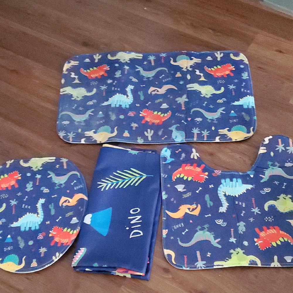 Dino Adventure Kids Bib Set - Multicolor